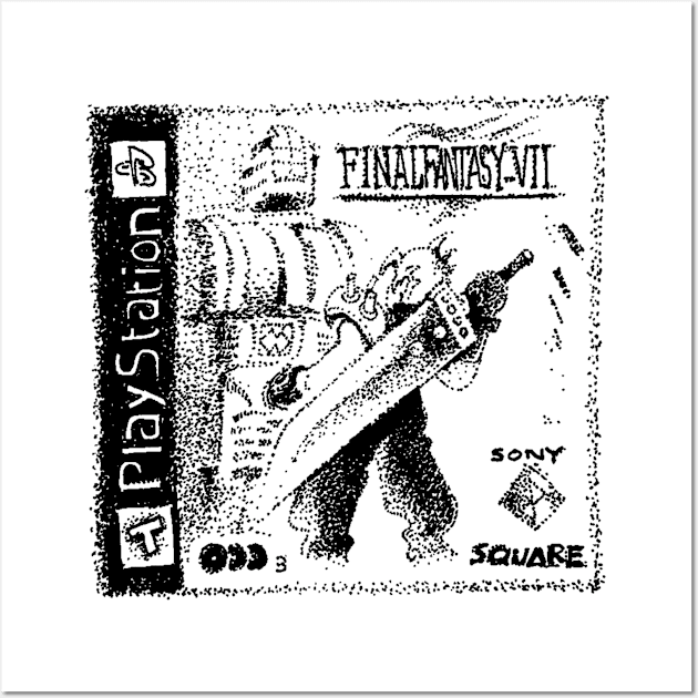 FF7 Stippled Wall Art by brenon